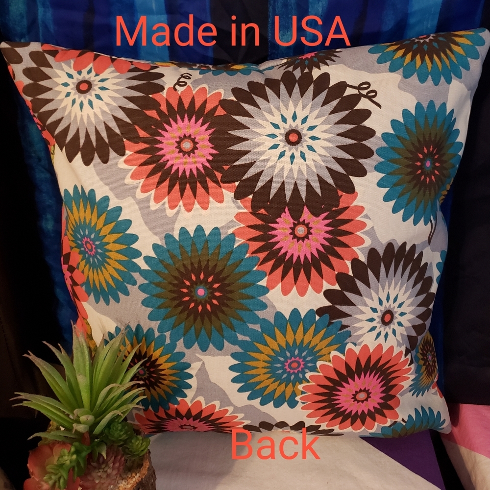 Pillow Case Cushion Cover 18x18 with zipper - Picture 2 of 2